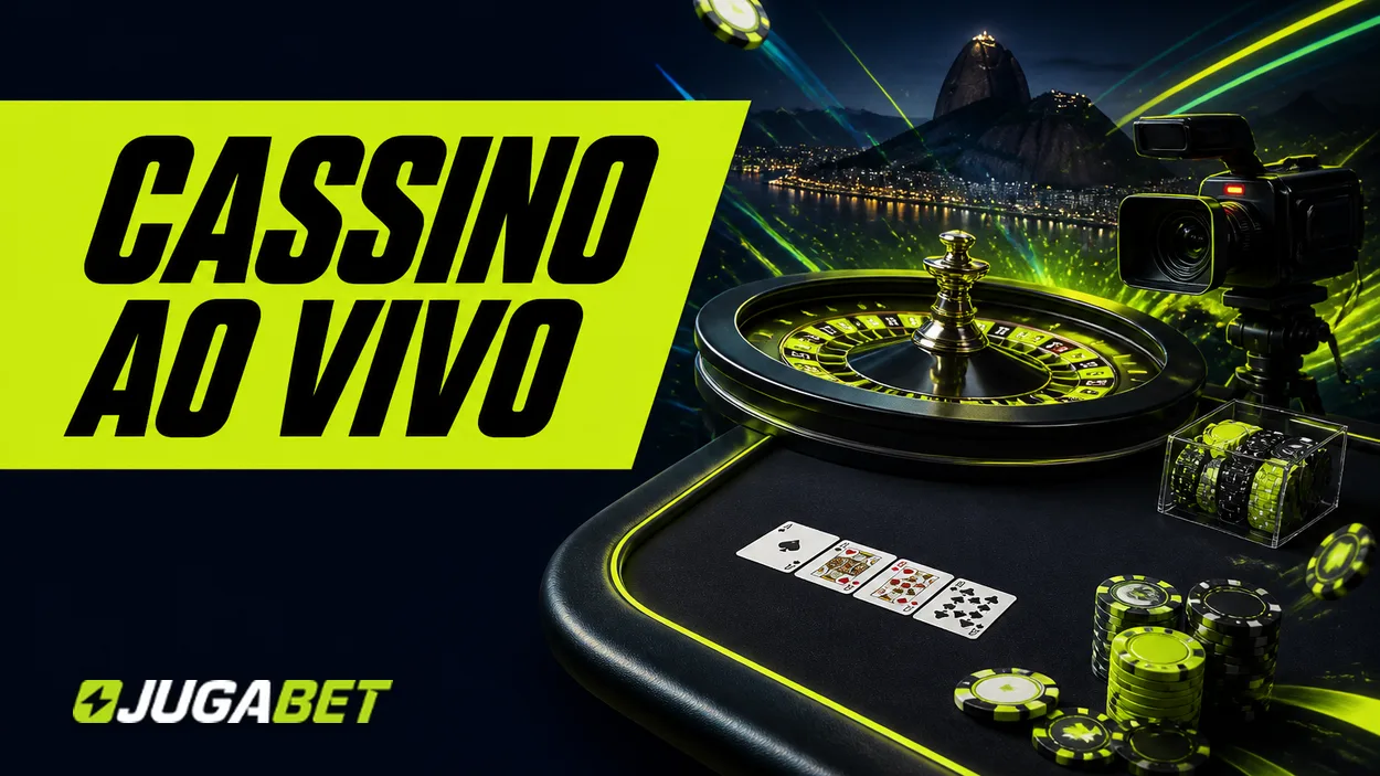 Mesa de cartas com crupiê